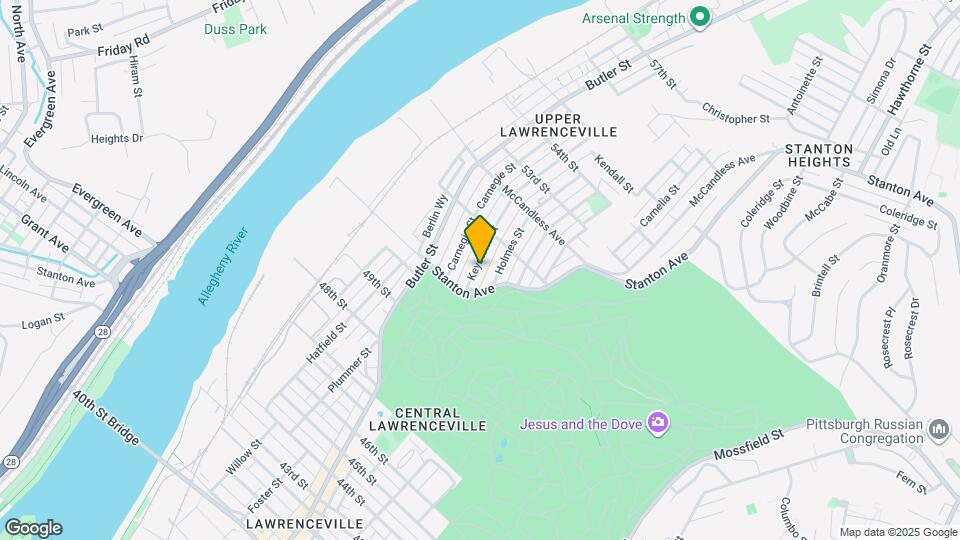 5128 Keystone St Map and Location Details