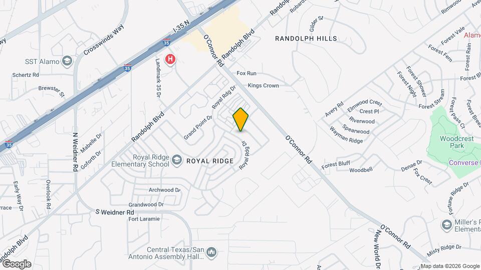 6410 Royal Rdg Dr Map and Location Details