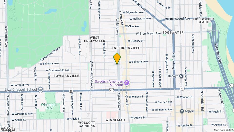 5344 N Ashland Ave Map and Location Details