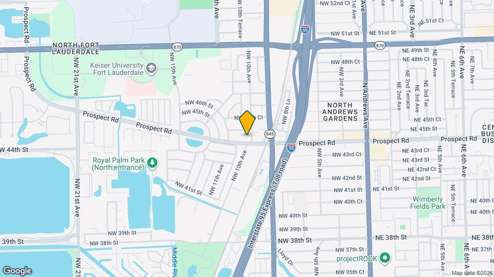 1007 Prospect Rd Map and Location Details