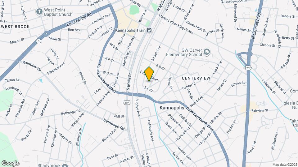 406 S Rose Ave Map and Location Details