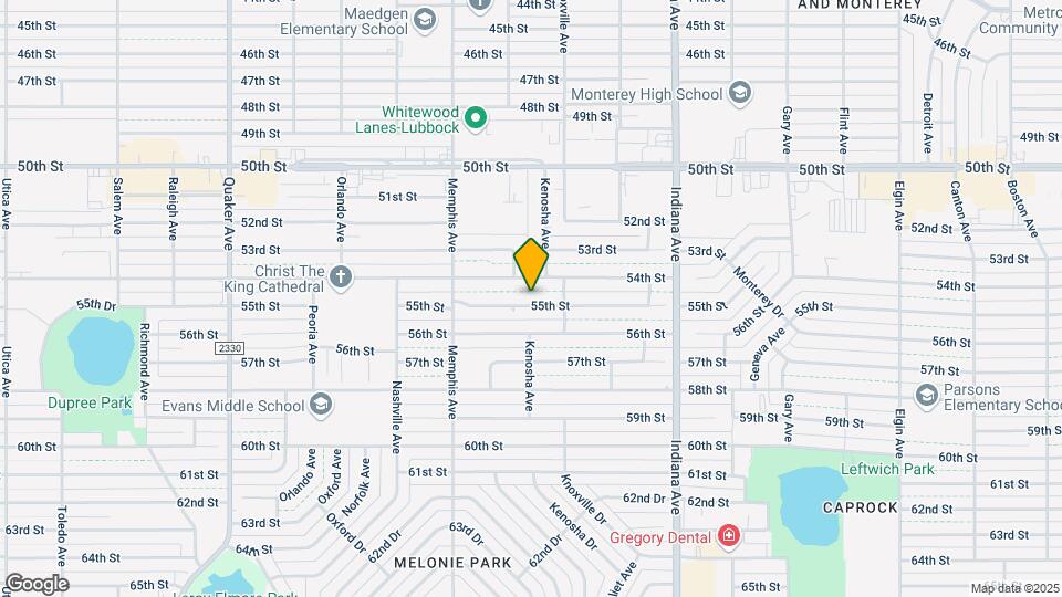 3612 55th St Map and Location Details