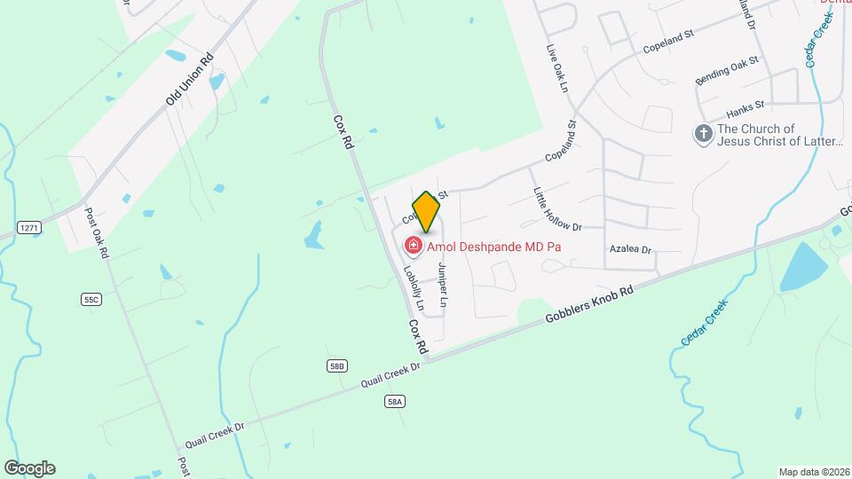 110 Honeysuckle Ct Mapa y Detalles de la Ubicación