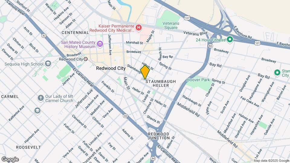 1415 Middlefield Rd Mapa y Detalles de la Ubicación