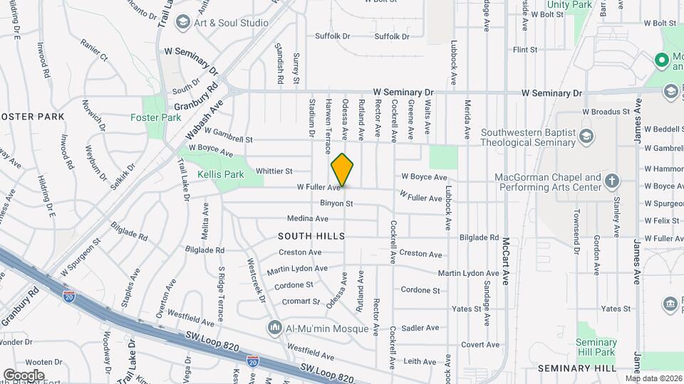 3251 W Fuller Ave Map and Location Details