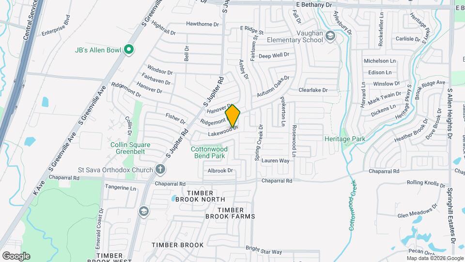 630 Lakewood Dr Mapa y Detalles de la Ubicación