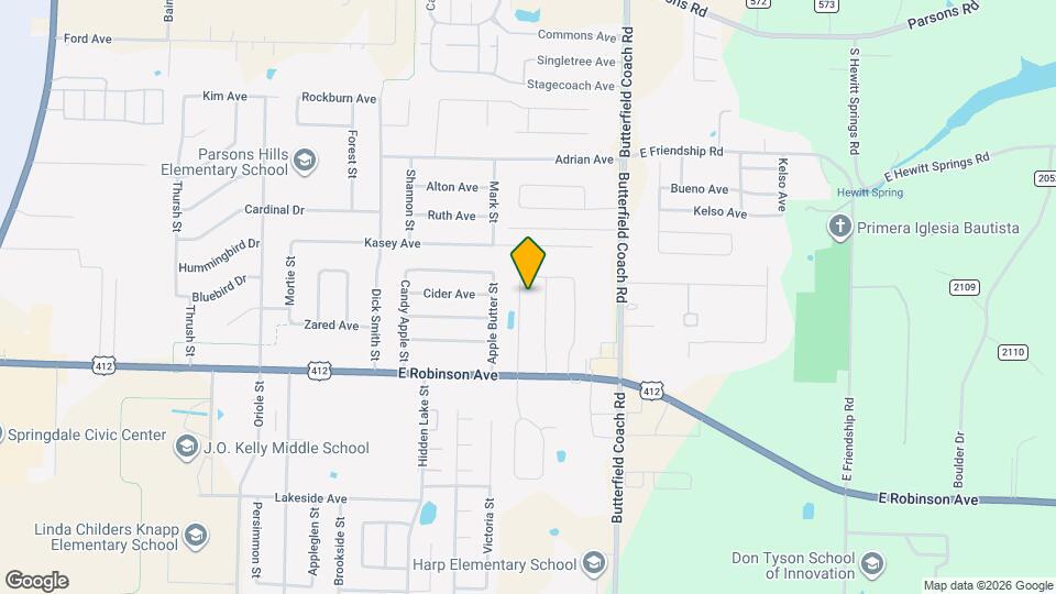 1753 Loveland St Map and Location Details