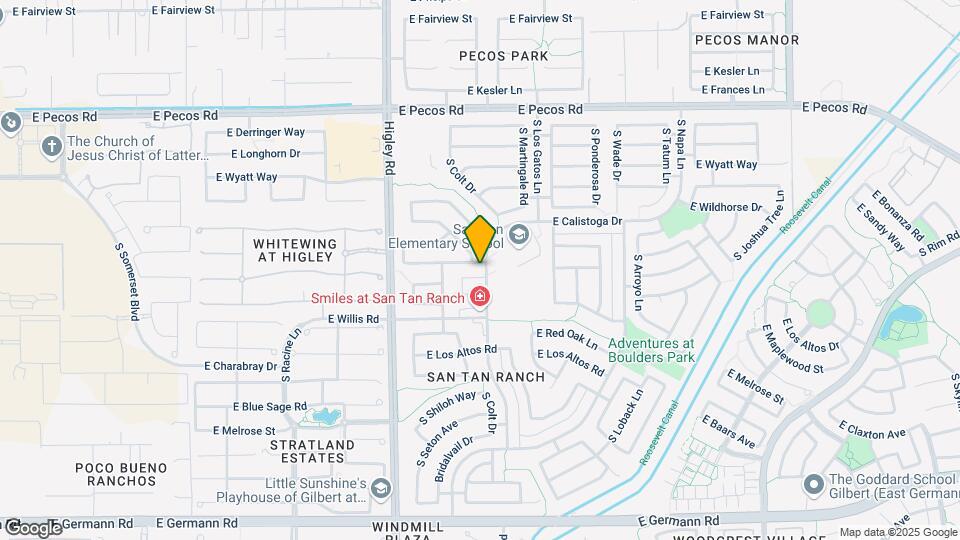 3371 E Woodside Way Map and Location Details
