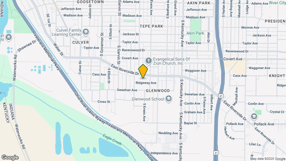 726 Ridgeway Ave Map and Location Details