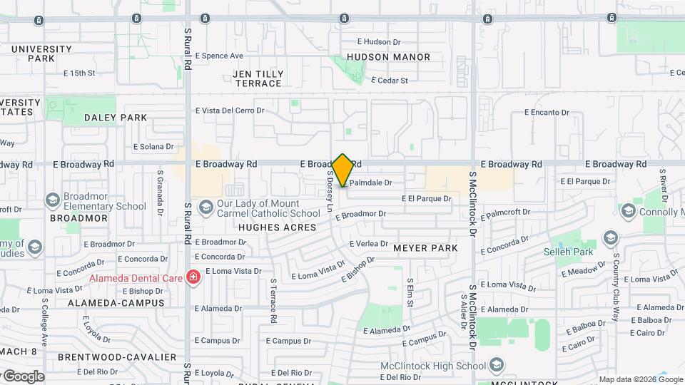 2110 S Pine St Mapa y Detalles de la Ubicación