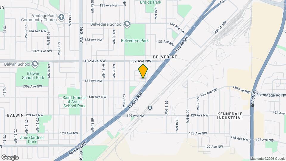 6030-6131 131 Ave NW Map and Location Details