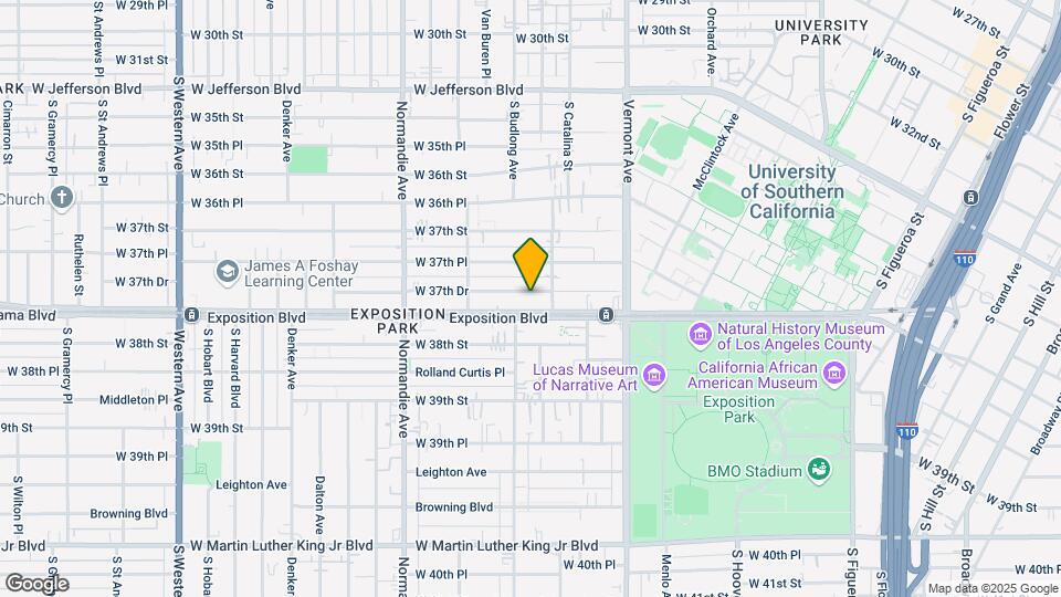 1220 W 37th Dr Mapa y Detalles de la Ubicación