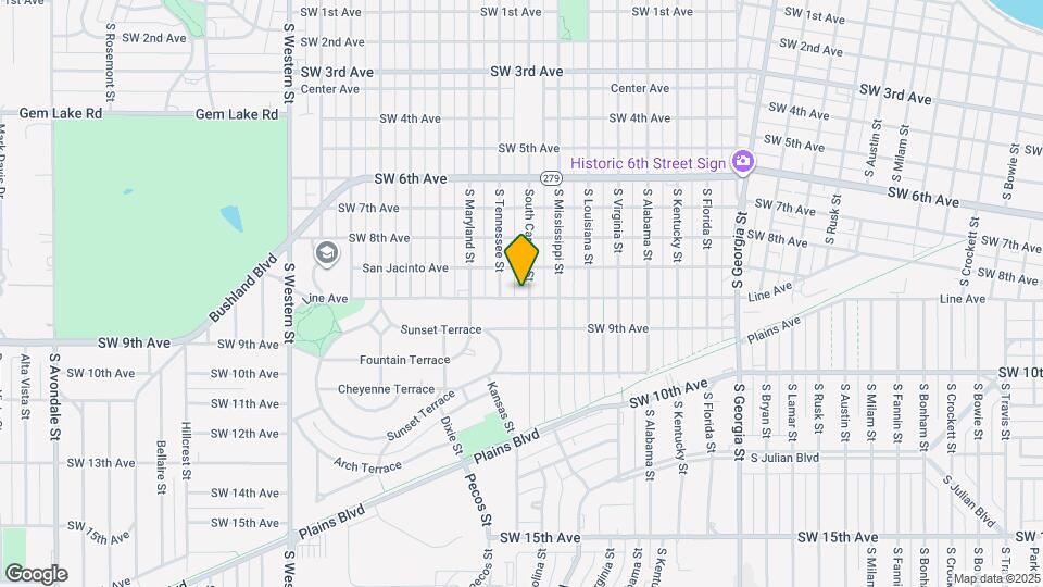 822 S Carolina St Map and Location Details