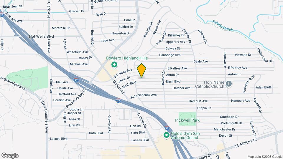215 Nash Blvd Map and Location Details