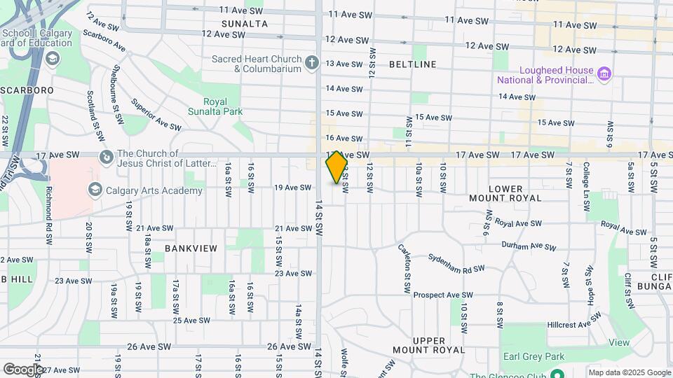 1735 13th St SW Map and Location Details