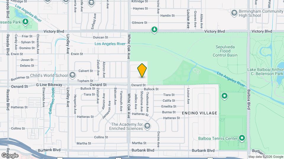 17606 Bessemer St Mapa y Detalles de la Ubicación