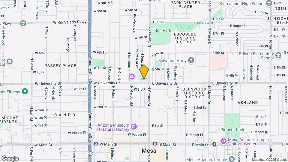 20 W University Dr-Unit -A Map and Location Details