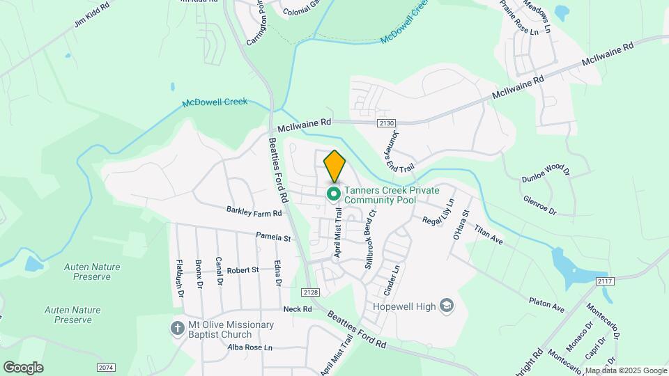 6833 Tanners Creek Dr Map and Location Details