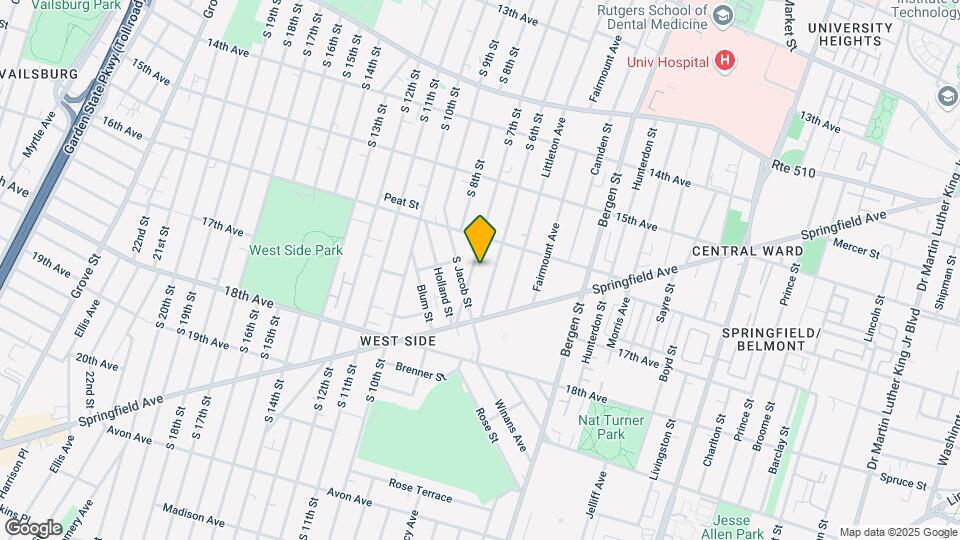 420 S 7th St Map and Location Details