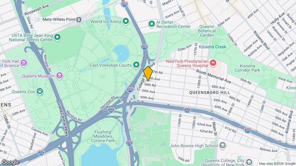 130-23 58th Rd Map and Location Details