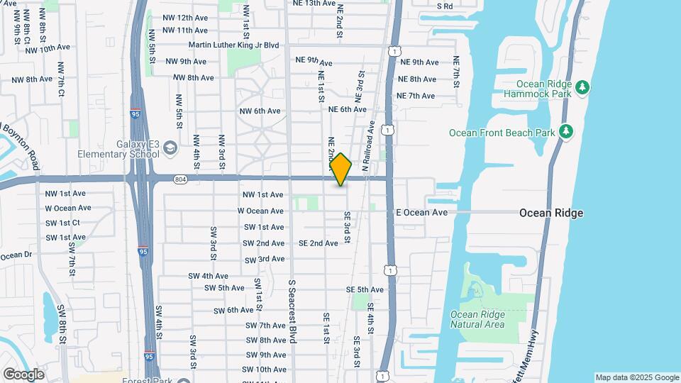 205 NE 3rd St Map and Location Details