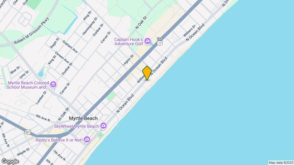 2000 N Ocean Blvd Map and Location Details