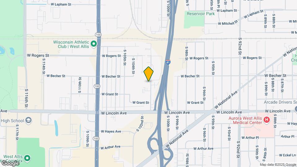 2127 S 102nd St, Unit 2127 Map and Location Details