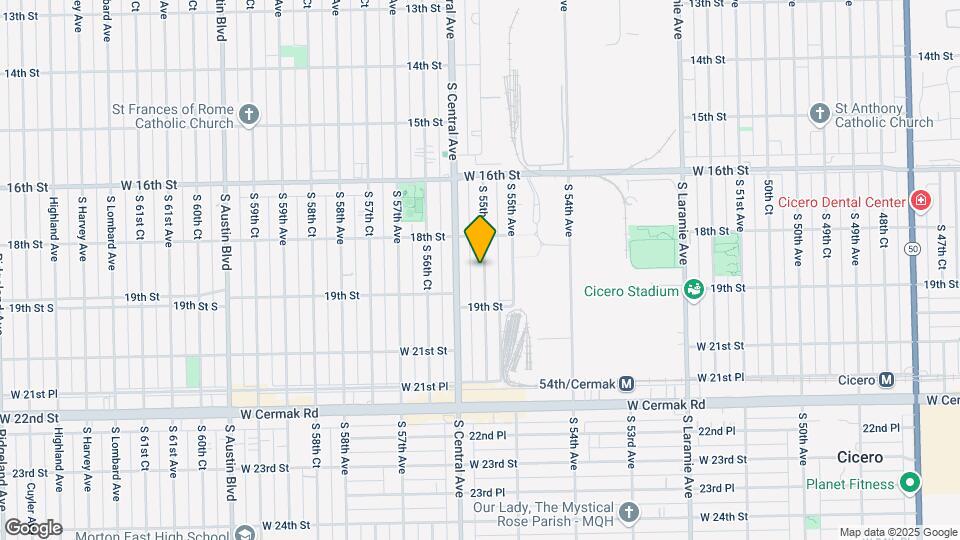 1824 S 55th Ct Map and Location Details