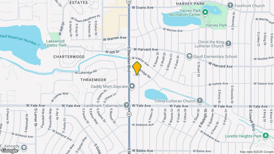 2631 S Zurich Ct, Unit B Mapa y Detalles de la Ubicación