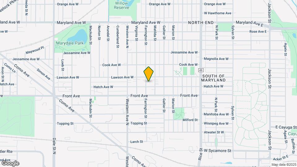 998 Farrington St Map and Location Details