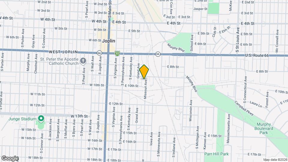 914 Missouri Ave Mapa y Detalles de la Ubicación