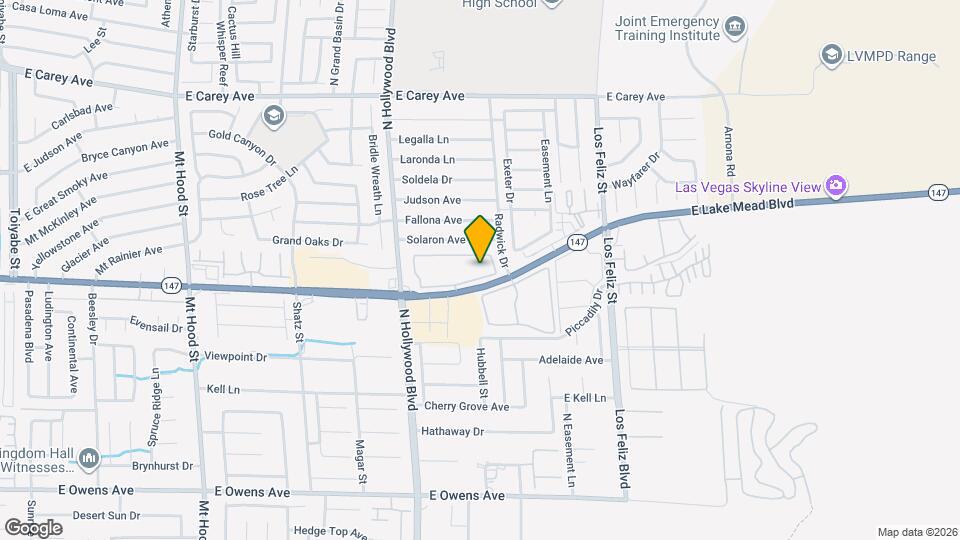 6800 Lake Mead Blvd Map and Location Details