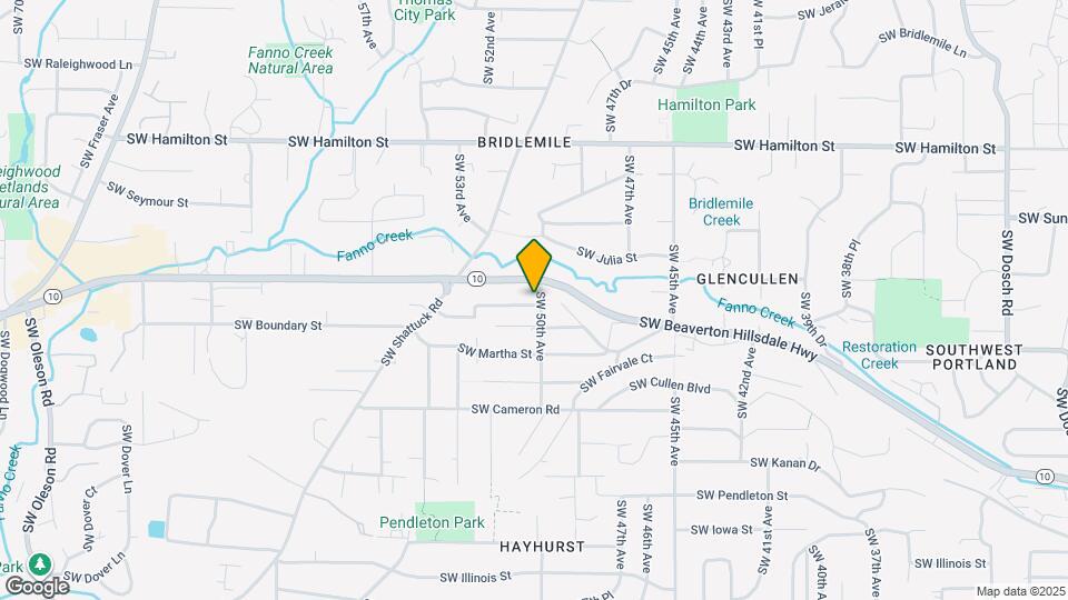 5005 SW Mitchell St Map and Location Details