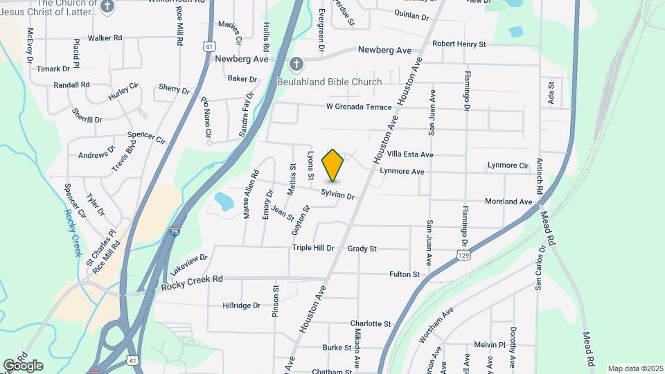 1033 Sylvian Dr Map and Location Details