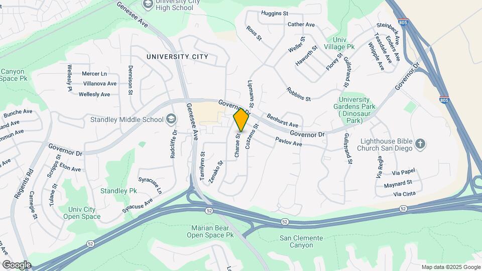 6097 Charae St Map and Location Details