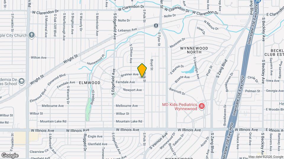 1107 Ferndale Ave Map and Location Details