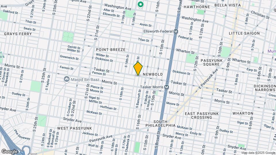 1602 S Chadwick St Mapa y Detalles de la Ubicación