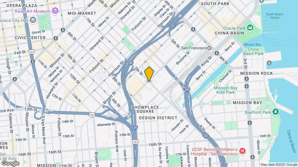 7th & Brannan Map and Location Details