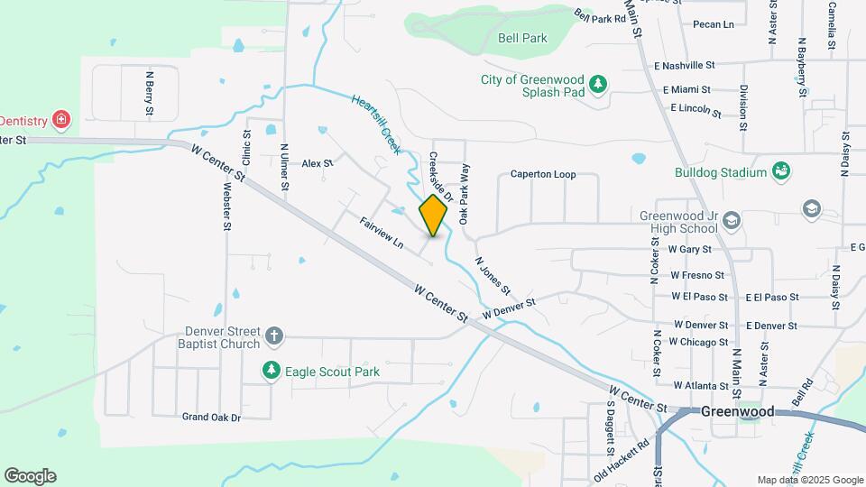 408 Crooked Creek Rd Map and Location Details