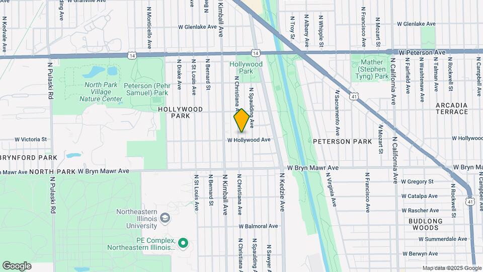 5707 N Christiana Ave Map and Location Details