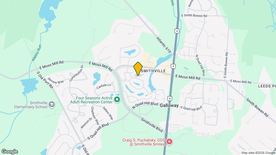 225 Meadow Ridge Rd, Unit Fox Chase Mapa y Detalles de la Ubicación