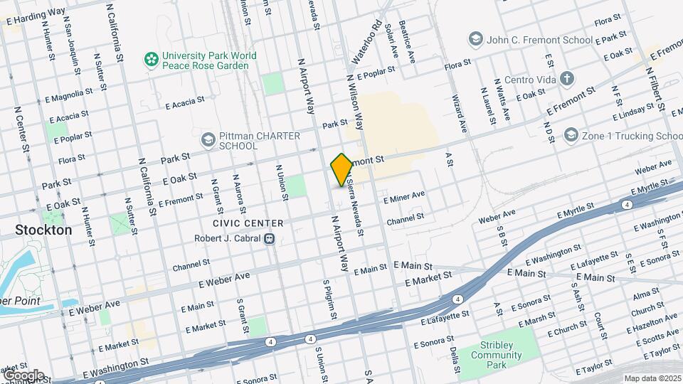 1326 E Lindsay St Mapa y Detalles de la Ubicación