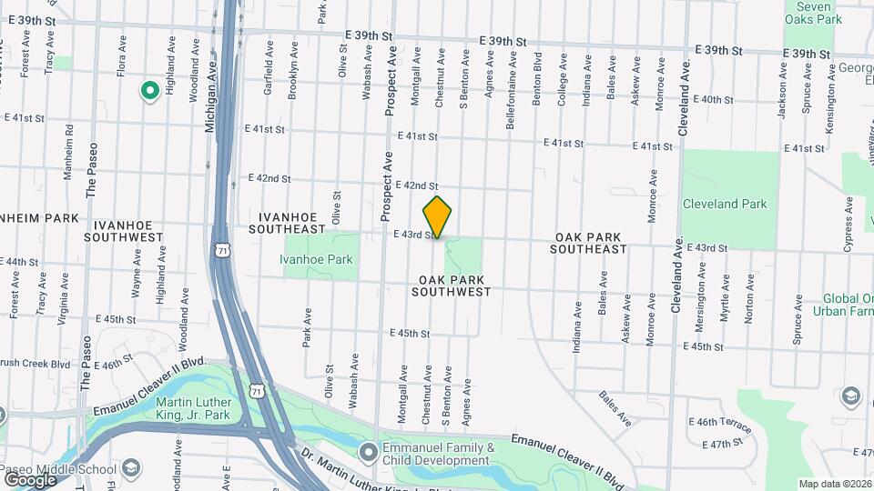 4309 Chestnut Ave Map and Location Details