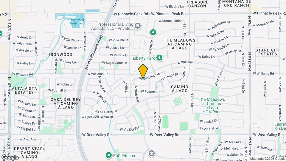 9775 W Cashman Dr Map and Location Details