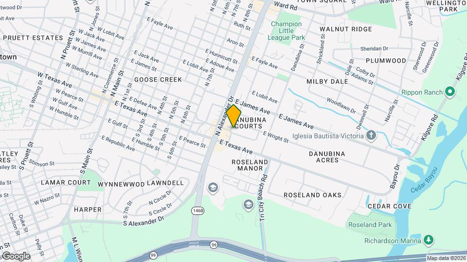 1000 S Shepherd Dr Mapa y Detalles de la Ubicación