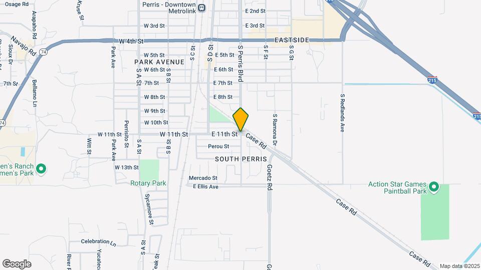 Perris Park Apartments Map and Location Details