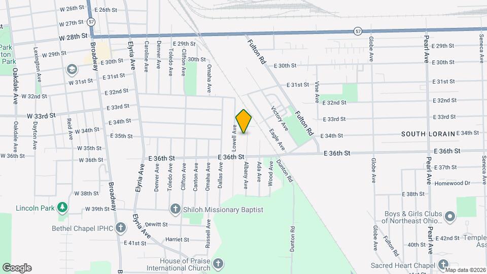 3442 Albany Ave Mapa y Detalles de la Ubicación