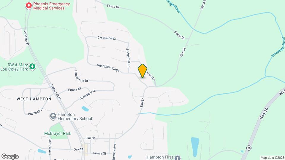 20 Windpher Ridge Map and Location Details