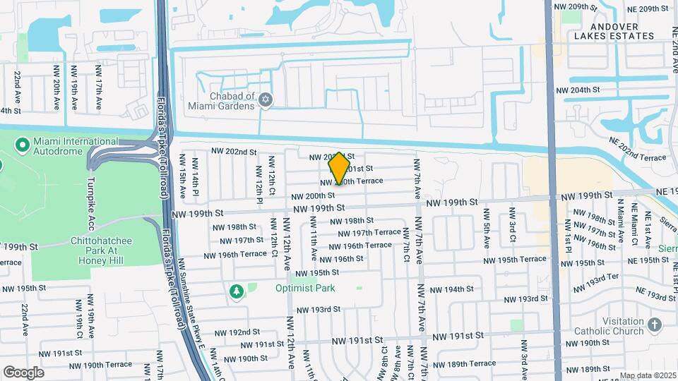 961 NW 200th St Map and Location Details