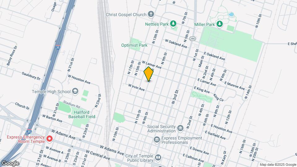 919 N 11th St Map and Location Details